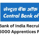 Central Bank of India CBI Recruitment 2023- 5000 Apprentices Posts