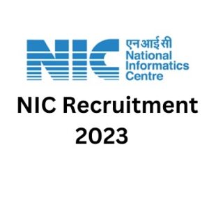 NIC Recruitment 2023