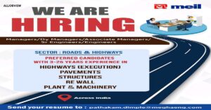 MEIL Recruitment 2023 Various Jobs In Highway Projects