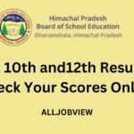 HPBOSE 10th and12th Results 2023