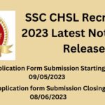 SSC CHSL Recruitment 2023 Latest Notification Released