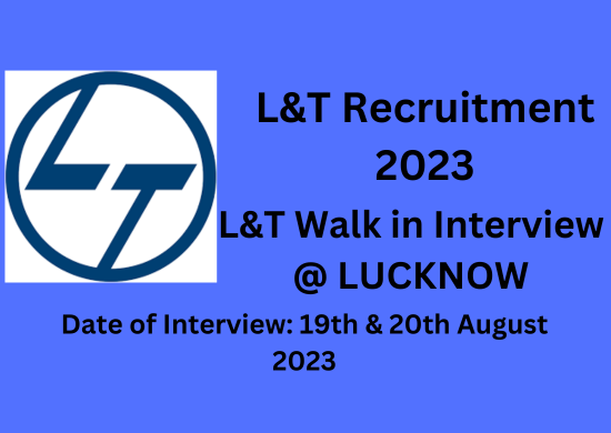 L&T Recruitment 2023,Water Projects, Engineer Jobs, L&T Recruitment 2023